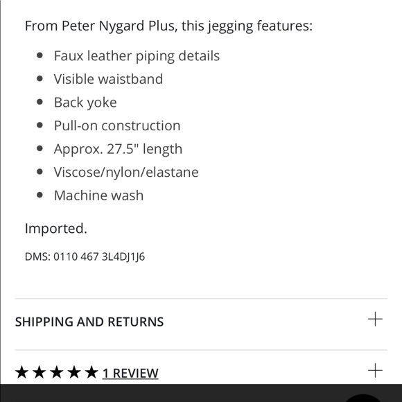 Peter nygard luxe slims collant Jean jeggings. - Picture 2 of 6